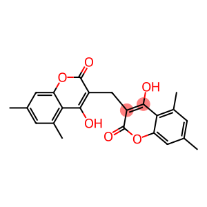 4-hydroxy-3-[(4-hydroxy-5,7-dimethyl-2-oxo-2H-chromen-3-yl)methyl]-5,7-dimethyl-2H-chromen-2-one