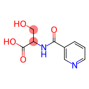 3-hydroxy-2-[(pyridin-3-ylcarbonyl)amino]propanoic acid