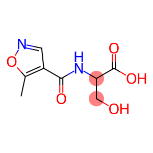 3-hydroxy-2-{[(5-methylisoxazol-4-yl)carbonyl]amino}propanoic acid