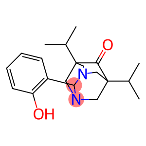 2-(2-hydroxyphenyl)-5,7-diisopropyl-1,3-diazatricyclo[3.3.1.1~3,7~]decan-6-one