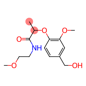 2-[4-(hydroxymethyl)-2-methoxyphenoxy]-N-(2-methoxyethyl)propanamide