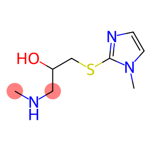 {2-hydroxy-3-[(1-methyl-1H-imidazol-2-yl)sulfanyl]propyl}(methyl)amine