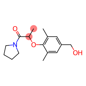 2-[4-(hydroxymethyl)-2,6-dimethylphenoxy]-1-(pyrrolidin-1-yl)propan-1-one