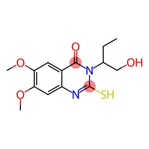 3-[1-(HYDROXYMETHYL)PROPYL]-2-MERCAPTO-6,7-DIMETHOXYQUINAZOLIN-4(3H)-ONE