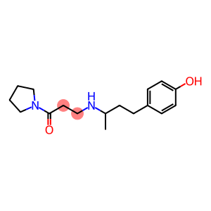 3-{[4-(4-hydroxyphenyl)butan-2-yl]amino}-1-(pyrrolidin-1-yl)propan-1-one