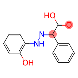 2-[2-(2-hydroxyphenyl)hydrazono]-2-phenylacetic acid