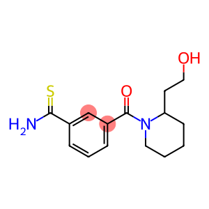 3-{[2-(2-hydroxyethyl)piperidin-1-yl]carbonyl}benzenecarbothioamide