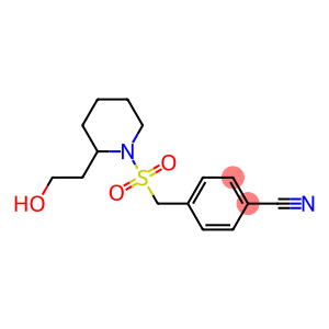 4-({[2-(2-hydroxyethyl)piperidine-1-]sulfonyl}methyl)benzonitrile