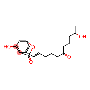 6-(10-Hydroxy-6-oxo-trans-1-undecenyl)-2,4-dihydroxybenzoic acid lactone