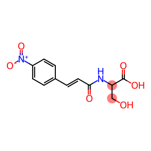 3-hydroxy-2-{[(2E)-3-(4-nitrophenyl)prop-2-enoyl]amino}propanoic acid