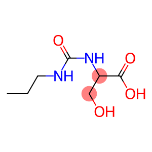 3-hydroxy-2-[(propylcarbamoyl)amino]propanoic acid