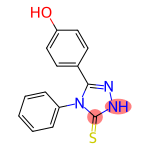 5-(4-hydroxyphenyl)-4-phenyl-2,4-dihydro-3H-1,2,4-triazole-3-thione