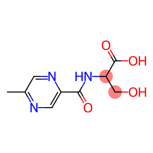 3-hydroxy-2-{[(5-methylpyrazin-2-yl)carbonyl]amino}propanoic acid