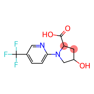 4-hydroxy-1-[5-(trifluoromethyl)pyridin-2-yl]pyrrolidine-2-carboxylic acid