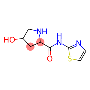 4-hydroxy-N-(1,3-thiazol-2-yl)pyrrolidine-2-carboxamide