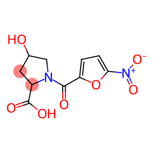 4-hydroxy-1-[(5-nitrofuran-2-yl)carbonyl]pyrrolidine-2-carboxylic acid