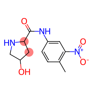 4-hydroxy-N-(4-methyl-3-nitrophenyl)pyrrolidine-2-carboxamide