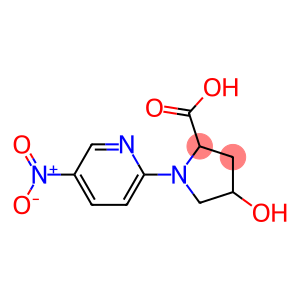 4-hydroxy-1-(5-nitropyridin-2-yl)pyrrolidine-2-carboxylic acid