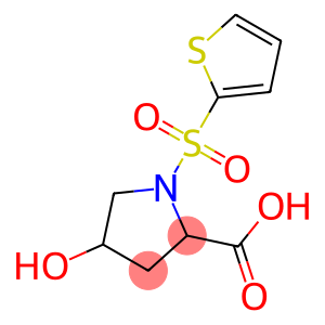 4-hydroxy-1-(thien-2-ylsulfonyl)pyrrolidine-2-carboxylic acid