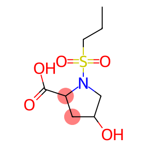 4-hydroxy-1-(propylsulfonyl)pyrrolidine-2-carboxylic acid