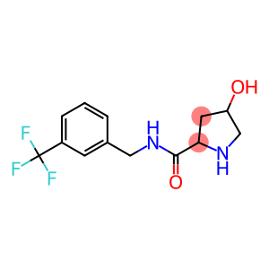 4-hydroxy-N-{[3-(trifluoromethyl)phenyl]methyl}pyrrolidine-2-carboxamide