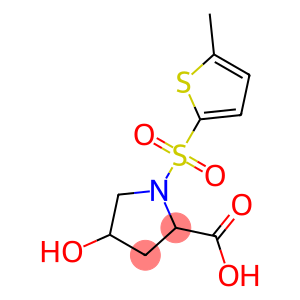 4-hydroxy-1-[(5-methylthiophene-2-)sulfonyl]pyrrolidine-2-carboxylic acid