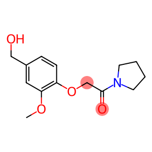 2-[4-(hydroxymethyl)-2-methoxyphenoxy]-1-(pyrrolidin-1-yl)ethan-1-one