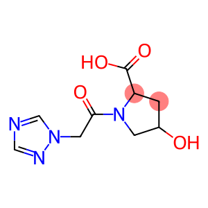 4-hydroxy-1-[2-(1H-1,2,4-triazol-1-yl)acetyl]pyrrolidine-2-carboxylic acid