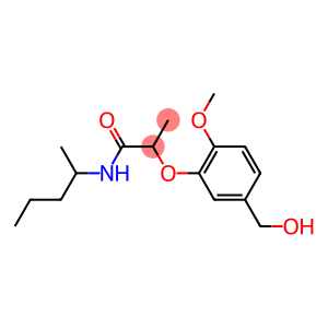 2-[5-(hydroxymethyl)-2-methoxyphenoxy]-N-(pentan-2-yl)propanamide