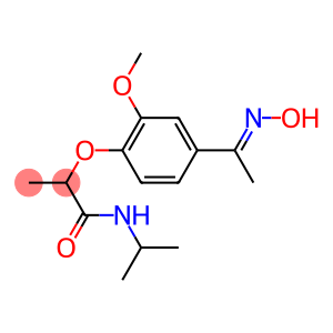 2-{4-[1-(hydroxyimino)ethyl]-2-methoxyphenoxy}-N-(propan-2-yl)propanamide