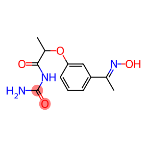 (2-{3-[1-(hydroxyimino)ethyl]phenoxy}propanoyl)urea