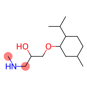 (2-hydroxy-3-{[5-methyl-2-(propan-2-yl)cyclohexyl]oxy}propyl)(methyl)amine