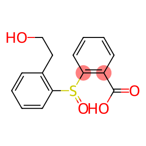 2-{[2-(2-hydroxyethyl)phenyl]sulfinyl}benzoic acid