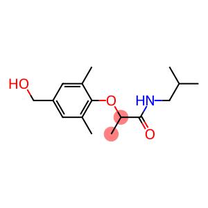 2-[4-(hydroxymethyl)-2,6-dimethylphenoxy]-N-(2-methylpropyl)propanamide