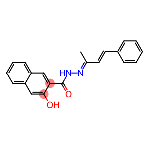 3-hydroxy-N'-[(E,2E)-1-methyl-3-phenyl-2-propenylidene]-2-naphthohydrazide