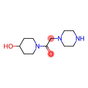 1-(4-hydroxypiperidin-1-yl)-2-(piperazin-1-yl)ethan-1-one