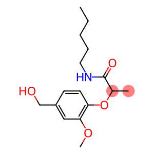 2-[4-(hydroxymethyl)-2-methoxyphenoxy]-N-pentylpropanamide