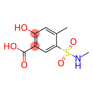 2-hydroxy-4-methyl-5-(methylsulfamoyl)benzoic acid