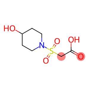 2-[(4-hydroxypiperidine-1-)sulfonyl]acetic acid