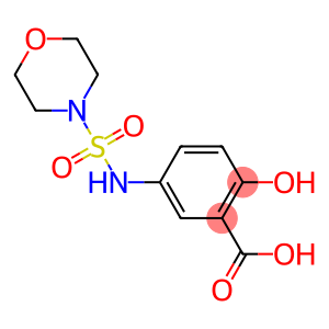 2-hydroxy-5-[(morpholine-4-sulfonyl)amino]benzoic acid