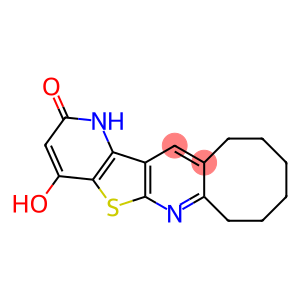 4-hydroxy-7,8,9,10,11,12-hexahydrocycloocta[b]pyrido[2',3':4,5]thieno[3,2-e]pyridin-2(1H)-one