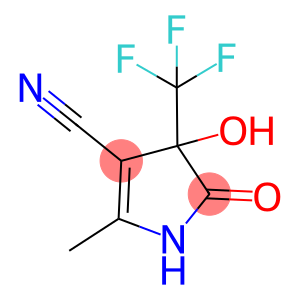 4-hydroxy-2-methyl-5-oxo-4-(trifluoromethyl)-4,5-dihydro-1H-pyrrole-3-carbonitrile