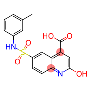 2-HYDROXY-6-M-TOLYLSULFAMOYL-QUINOLINE-4-CARBOXYLIC ACID