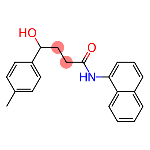 4-hydroxy-4-(4-methylphenyl)-N-(1-naphthyl)butanamide