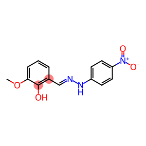 2-hydroxy-3-methoxybenzaldehyde N-(4-nitrophenyl)hydrazone