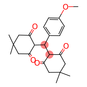 3-hydroxy-2-[(2-hydroxy-4,4-dimethyl-6-oxo-1-cyclohexen-1-yl)(4-methoxyphenyl)methyl]-5,5-dimethyl-2-cyclohexen-1-one