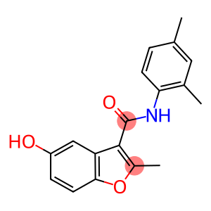 5-HYDROXY-2-METHYL-BENZOFURAN-3-CARBOXYLIC ACID (2,4-DIMETHYL-PHENYL)-AMIDE