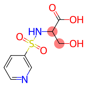 3-hydroxy-2-[(pyridin-3-ylsulfonyl)amino]propanoic acid