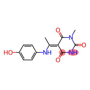 5-[1-(4-hydroxyanilino)ethylidene]-1-methyl-2,4,6(1H,3H,5H)-pyrimidinetrione