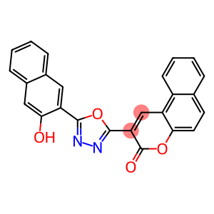 2-[5-(3-hydroxy-2-naphthyl)-1,3,4-oxadiazol-2-yl]-3H-benzo[f]chromen-3-one